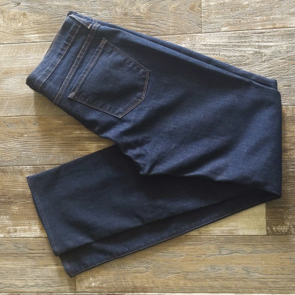 J Brand "Cigarette Leg" straight jeans style #814C032 pure darkwash 31x34.5L - Picture 2 of 13